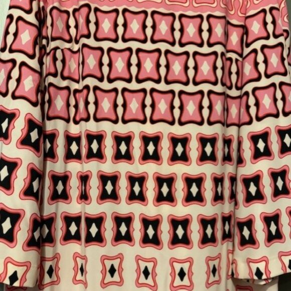 RETRO / BOHO 1970’sTUNIC GEOMETRIC DRESS - RARE - Picture 13 of 16